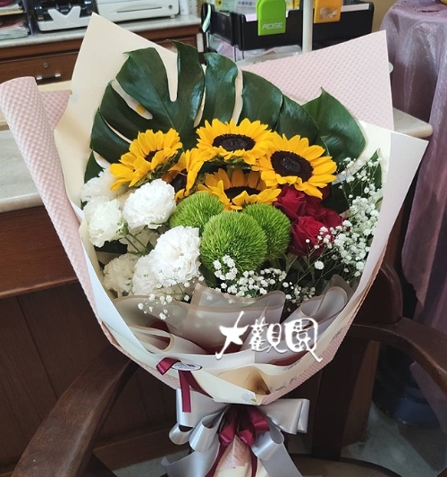 向日癸傳情花束