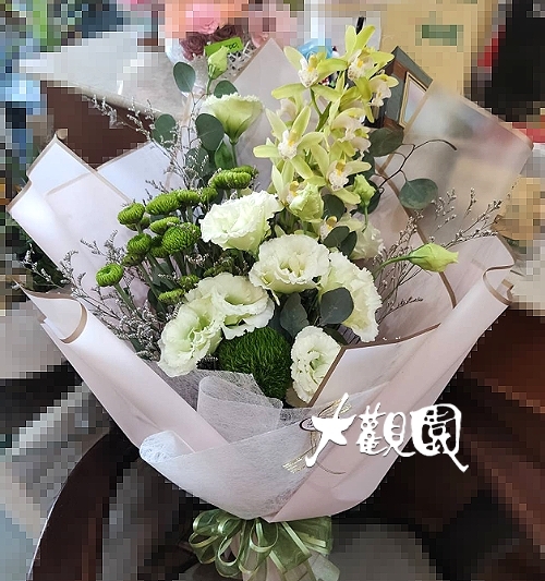 桔梗花束 浪漫時尚花束 埔里大觀園花店