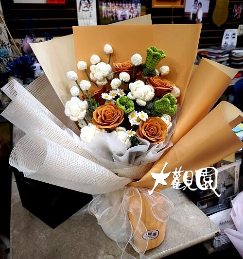編織花 畢業花束 埔里大觀園花店