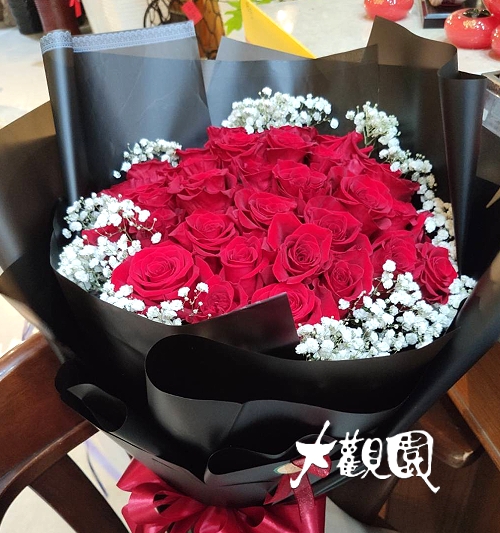 愛的進行式 紅玫瑰大型花束 情人節花束